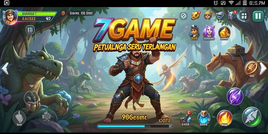 Tampilan gameplay petualangan dari 7GAME yang memikat.