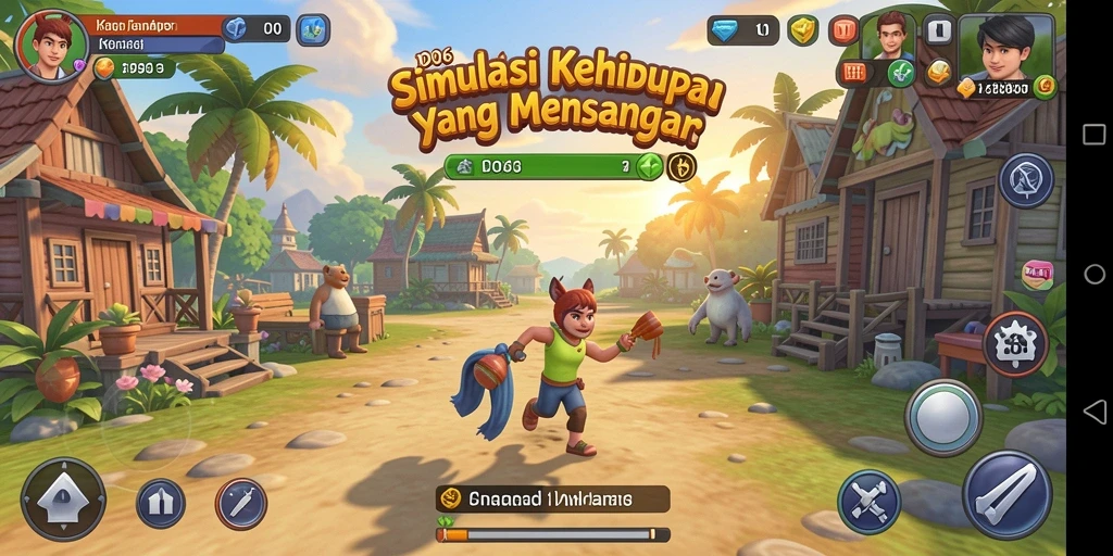 Screenshot D06 menampilkan gameplay simulasi yang menarik dan interaktif.