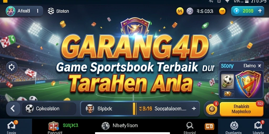 Screenshot GARANG4D menampilkan gameplay Sportsbook yang seru.