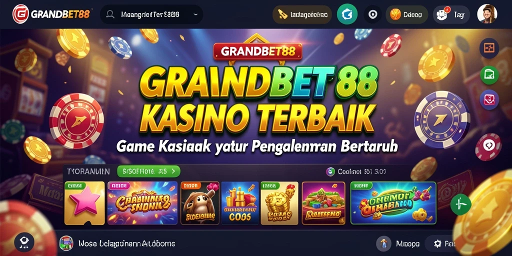 Tampilan menarik gameplay Kasino di GRANDBET88.