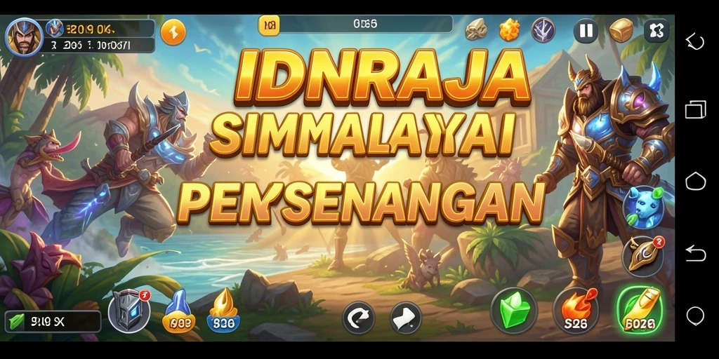 Gameplay menarik dalam IDNRAJA yang penuh strategi.