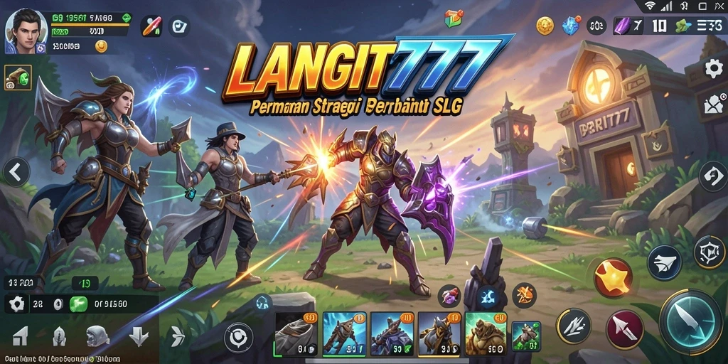 Tampilan gameplay LANGIT777 dengan strategi yang menawan.
