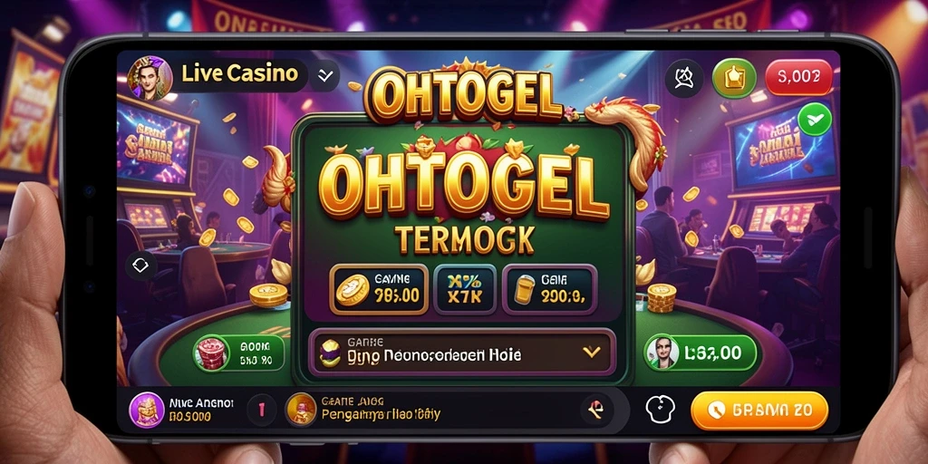 Tampilan gameplay Live Casino OHTOGEL yang memukau dan interaktif.