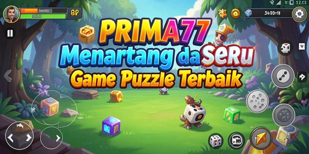 Tampilan gameplay menarik dari PRIMA77 yang menampilkan tantangan puzzle.