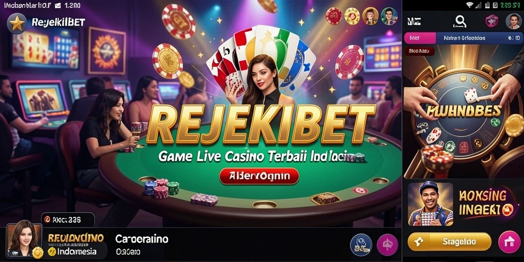 Tampilan gameplay menarik di REJEKIBET dengan dealer autentik.