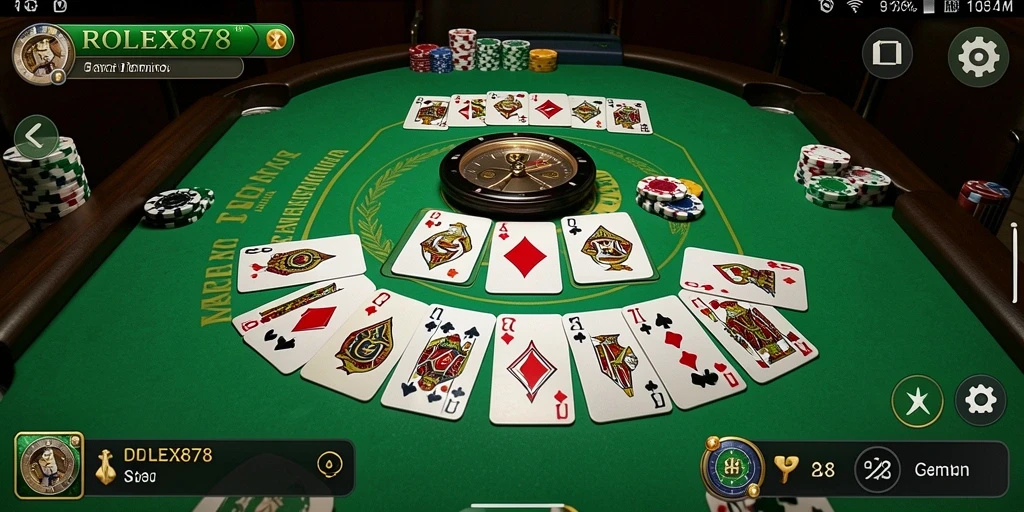 Tampilan gameplay yang menarik dan interaktif di ROLEX878.